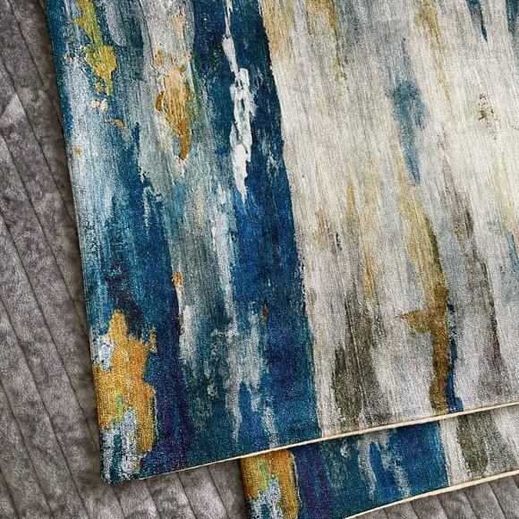 West Elm NWT Velvet Art 2 Pillow Covers - Picture 4 of 6